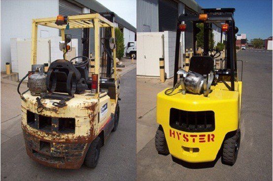 replacing a forklift